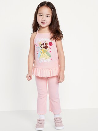 Licensed Graphic Peplum Tank and Flare Pants Set for Toddler Girls | Old Navy (US)