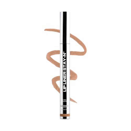 Sacheu Lip Liner STAY-N Peel Off Lip Stain — Long Lasting Waterproof Lip Tint with Hyaluronic Acid & Vitamin E — Transfer Proof Matte Finish, Vegan & Cruelty-Free (nOOHde) | Amazon (US)