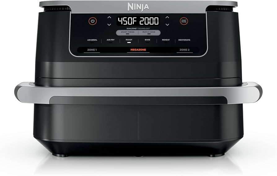 Ninja Foodi 6-in-1 FlexBasket Air Fryer with 7-QT MegaZone & Basket Divider for Large Proteins & ... | Amazon (US)