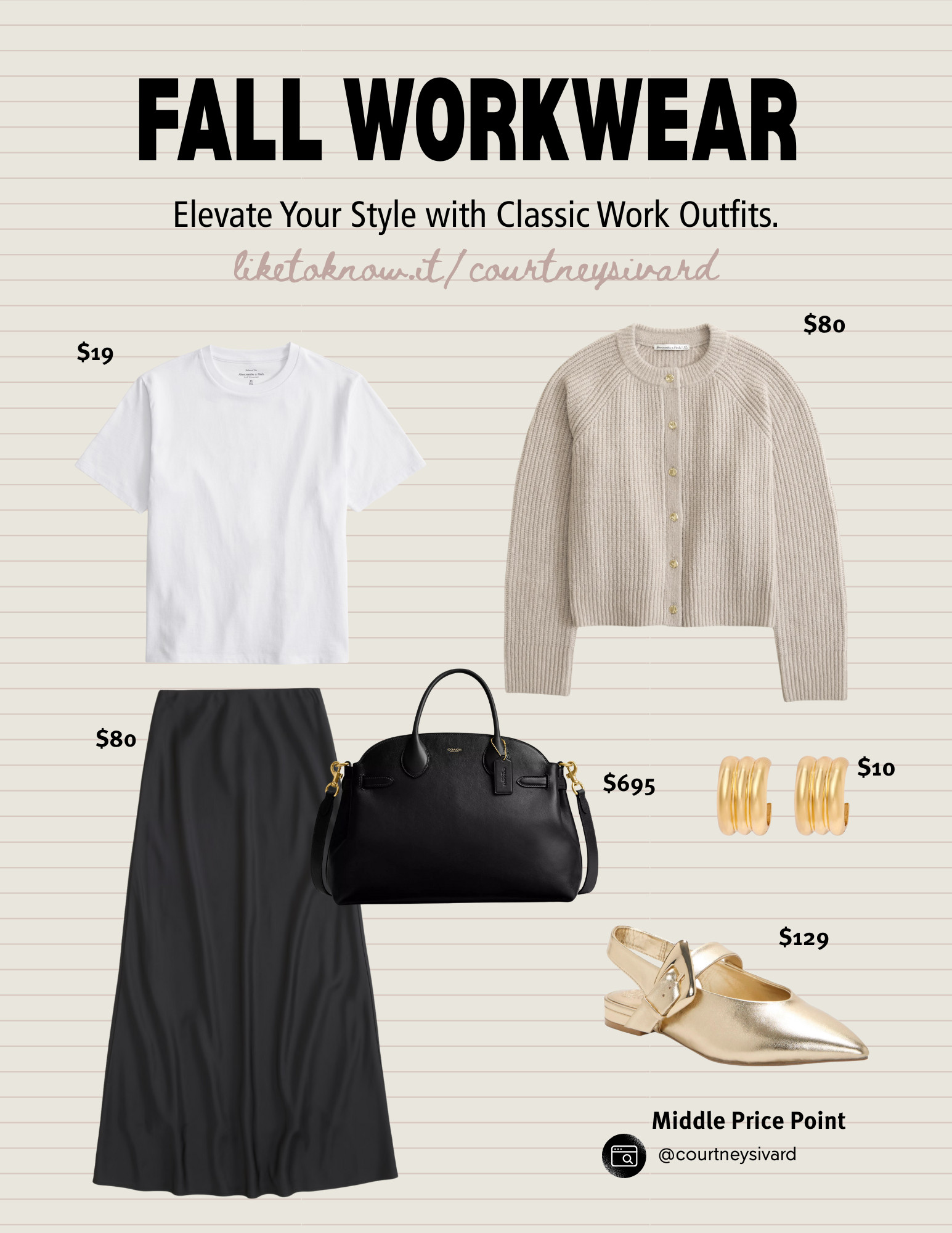 Fall Workwear Outfit Inspo - Medium pricepoint. I've also linked similar at a lower pricepoint - almost everything around $50 or under in the similar.  

 #LTKSeasonal #LTKStyleTip #LTKWorkwear