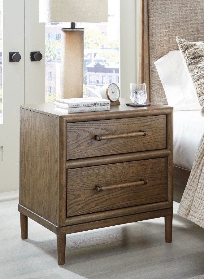 2 Drawer Charging Nightstand 

This nightstand has storage and also allows you to charge your phone. Made by Ashley. 

#LTKFamily #LTKHome #LTKU