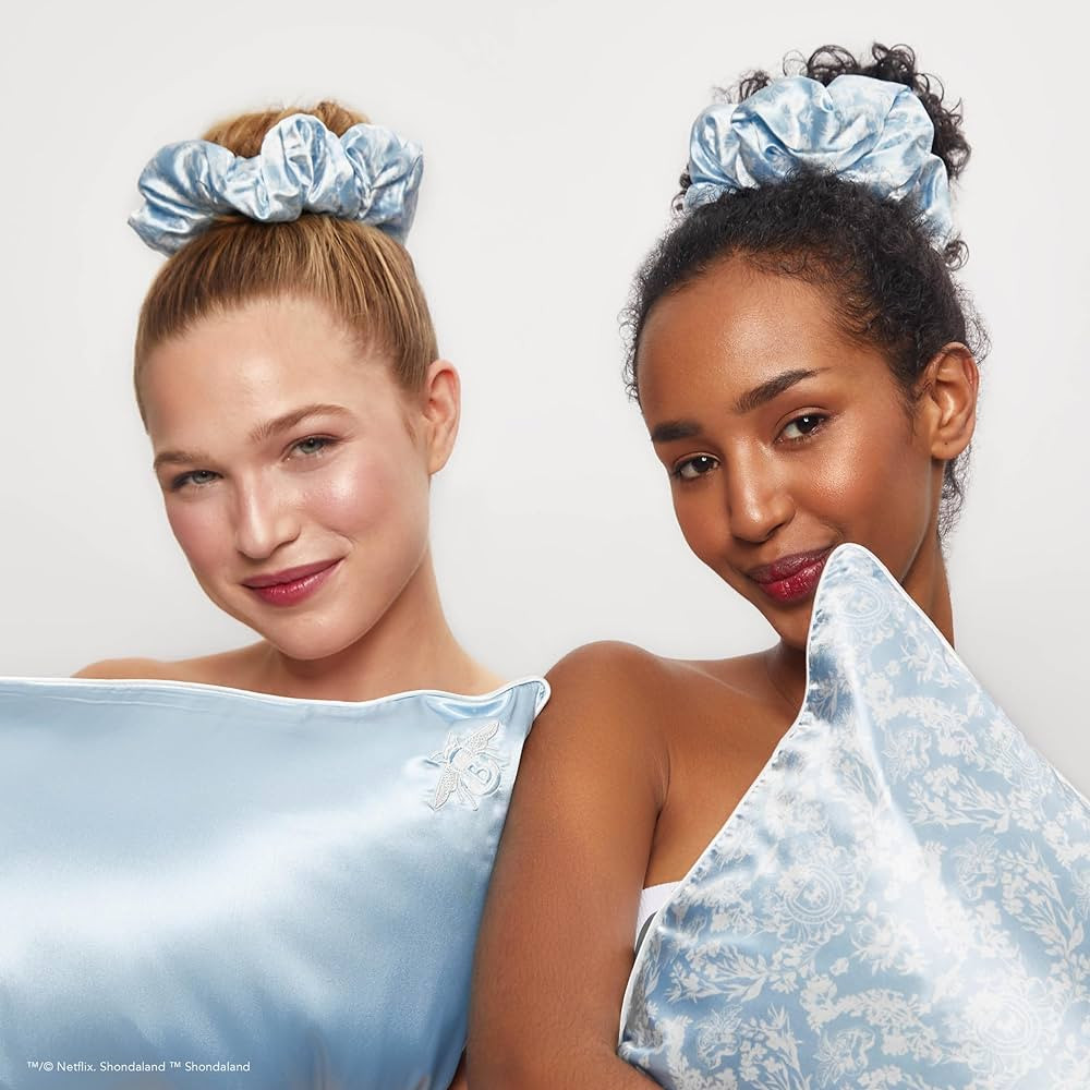 Bridgerton x Kitsch Satin Pillowcase with Zipper Closure, Softer Than Pure Silk Pillow Cases Quee... | Amazon (US)