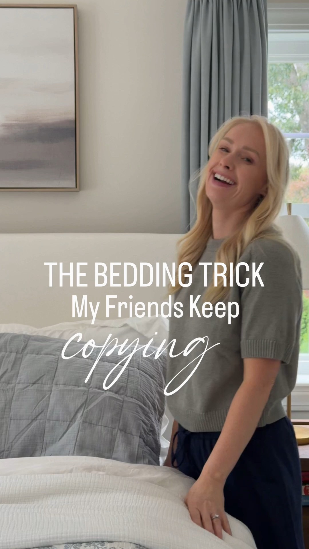 How I layer my bed and a Pottery Barn cloud quilt look for less!

#LTKHome