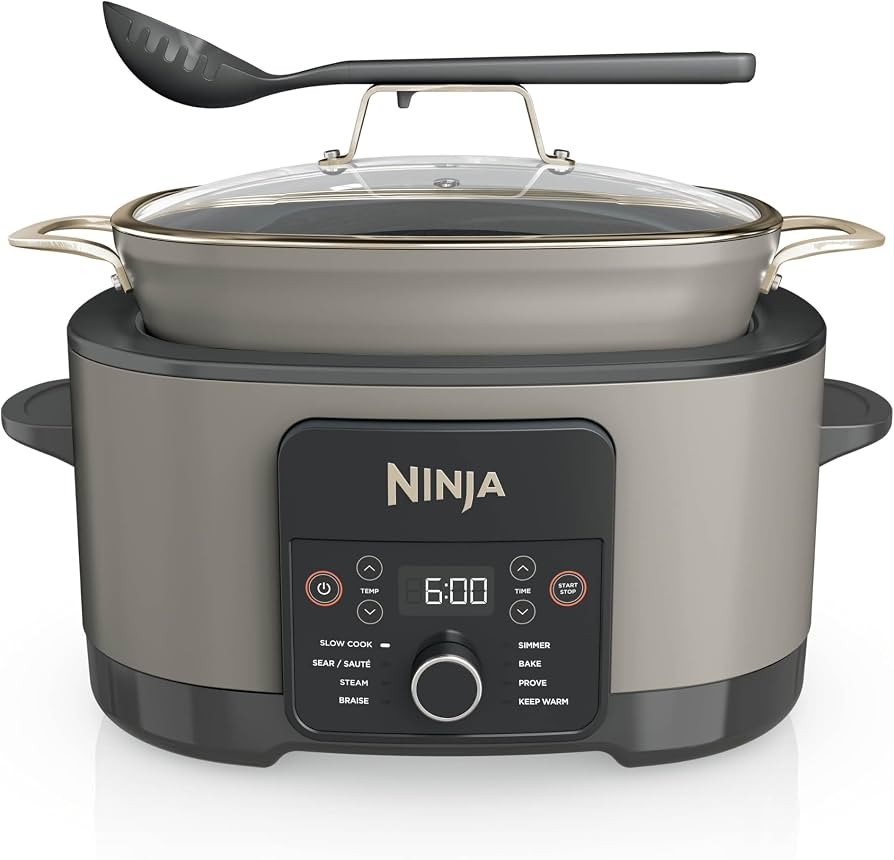 Ninja Foodi PossibleCooker, 8-in-1 8L Slow Cooker, Stone Gold MC1001UKSTGD | Amazon (UK)