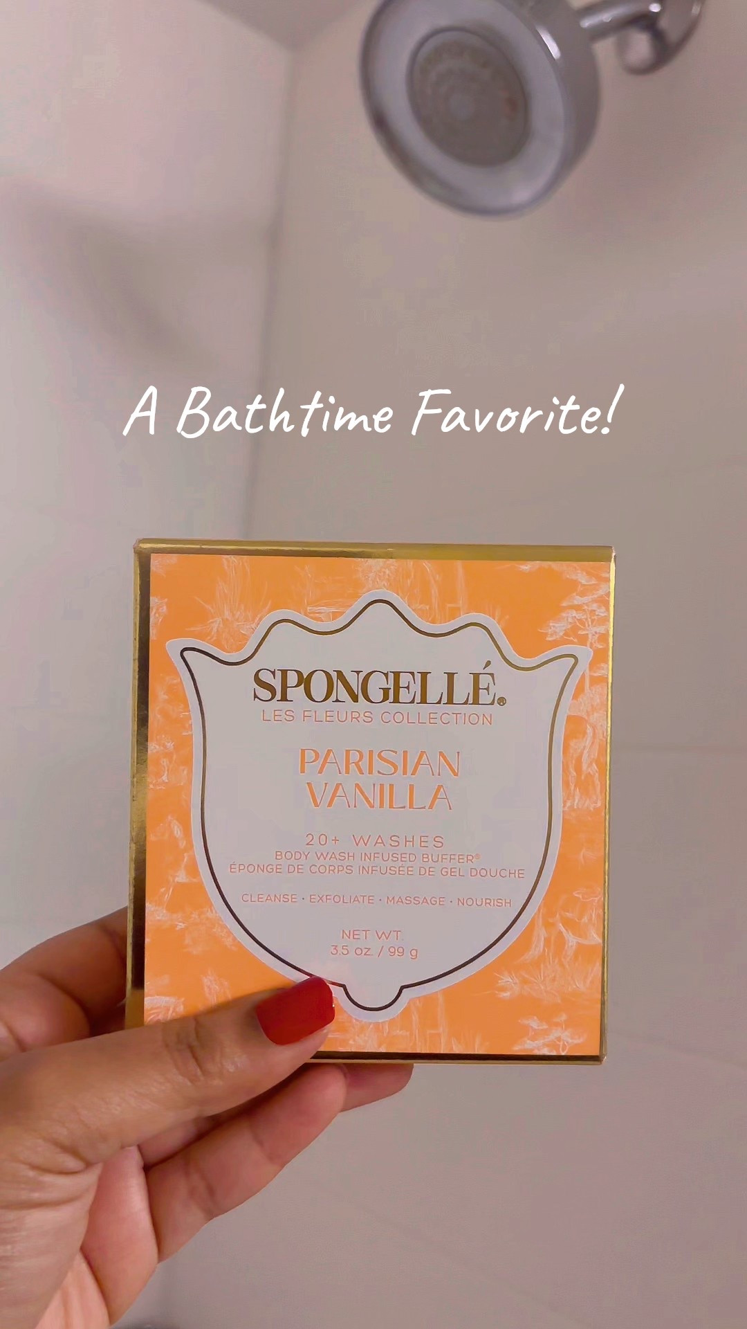 A bath time fave that gently cleanses and exfoliates, it lasts up to 20 uses. Exfoliating shower gel, exfoliating sponge, shower gel, cleansing bath sponge, Spongelle, scented shower gel. 

#LTKOver40 #LTKselfcare #LTKFindsUnder50