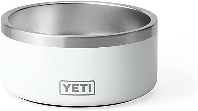 YETI Boomer 4, Stainless Steel, Non-Slip Dog Bowl, Holds 32 Ounces, White | Amazon (CA)
