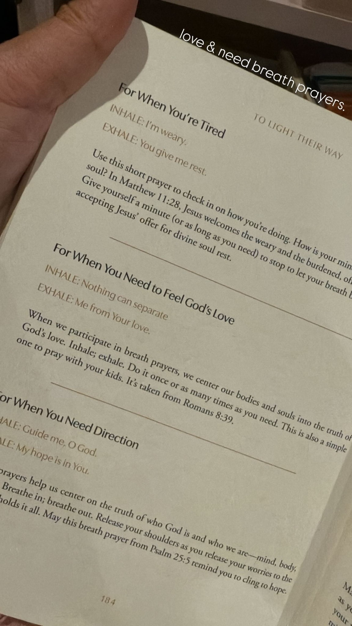 love & need breath prayers.

#LTKmorningroutine #LTKdayinmylife #LTKHome