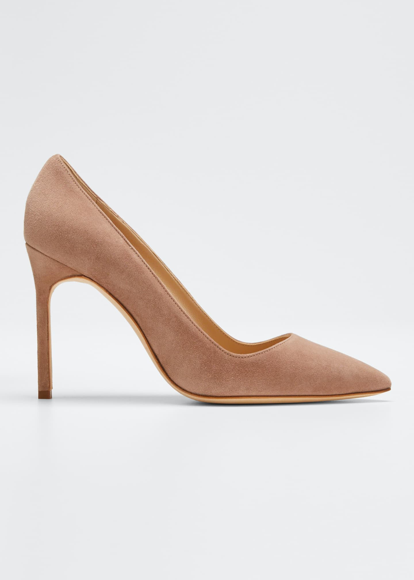 Manolo Blahnik BB 105mm Suede Pumps | Bergdorf Goodman