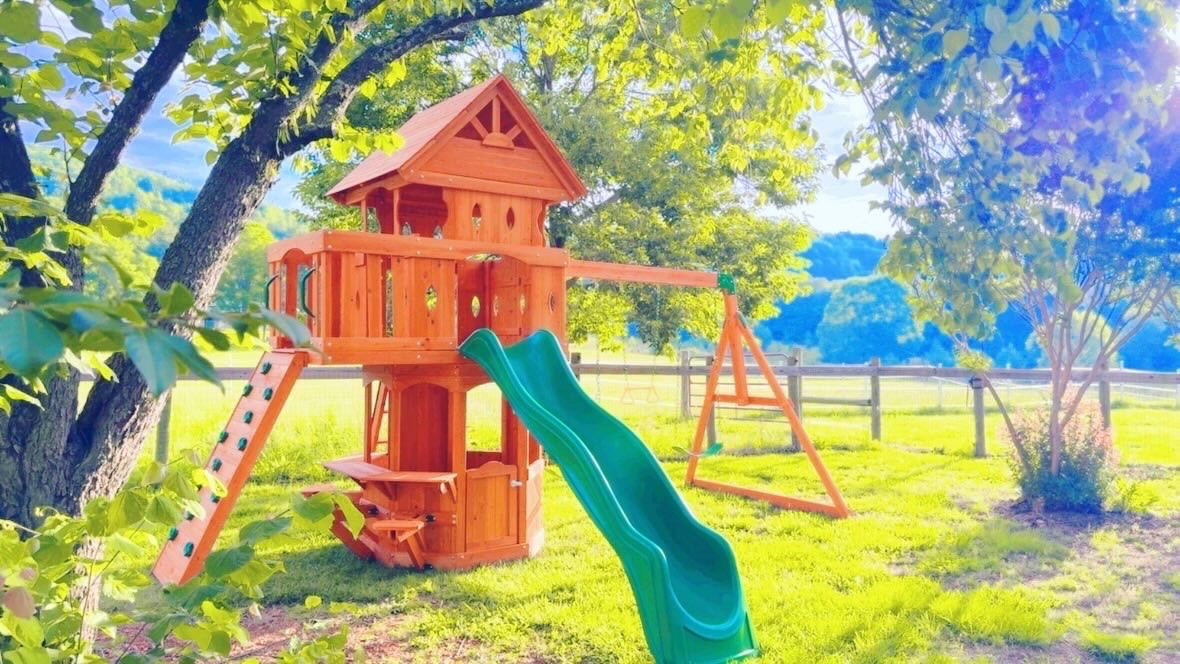 ✨ t h e  g l o r y  d a y s ✨

We are truly just so in love 🤩 with this woodlands 🌳🪵 playset 🛝 from @backyarddiscovery (linked 🔗 it over on my LTKit shop for y’all 🫶🏽) and are making the sweetest summer 🌼 memories out here for our very first sweet summertime 🌞 on our farm sweet farm!! 🏡🌾🧺🌿 So thankful for @wesmabry 😘 and all of his hard work 🛠️ putting together the playhouse/swingset of our dreams 💭 for our little country cuties!! 👶🏼🩵🐓🐶👶🏼💫 #firstsummeronthefarm #ᴄᴏʀᴇᴍᴇᴍᴏʀʏ #farmplayset #buildingtheplayhouse #dreamswingset