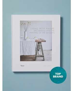 Hardcover Living With Nature Coffee Table Book | Decorative Accents | HomeGoods | HomeGoods