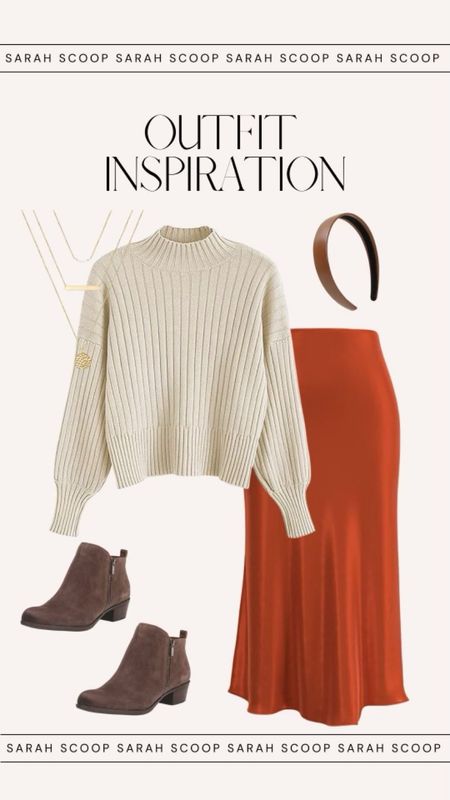 Little chilly outside? Try pairing a cute midi skirt with a sweater for a clean, modern look!🛍️

#LTKfit #LTKstyletip #LTKFind
