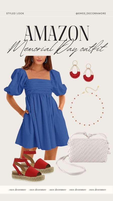 Check out this Amazon Memorial Day styled look! If you order today you should be able to get it here in time! Such a cute look that can be worn again for The Fourth of July! 

#LTKBeauty #LTKSeasonal #LTKStyleTip