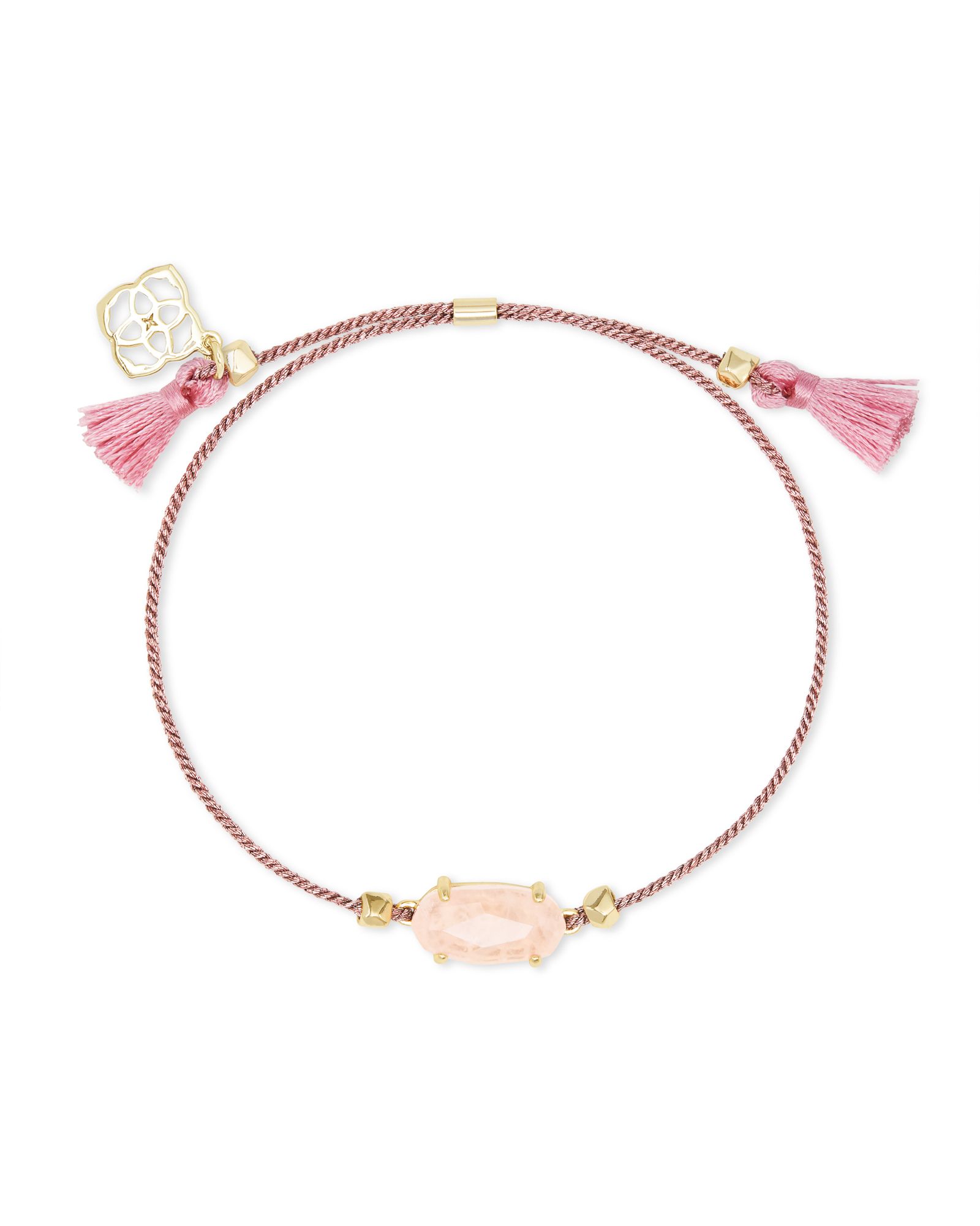 Everlyne Pink Cord Friendship Bracelet in Rose Quartz | Kendra Scott | Kendra Scott