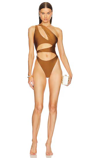 x REVOLVE Kailo One Piece in Brown | Revolve Clothing (Global)