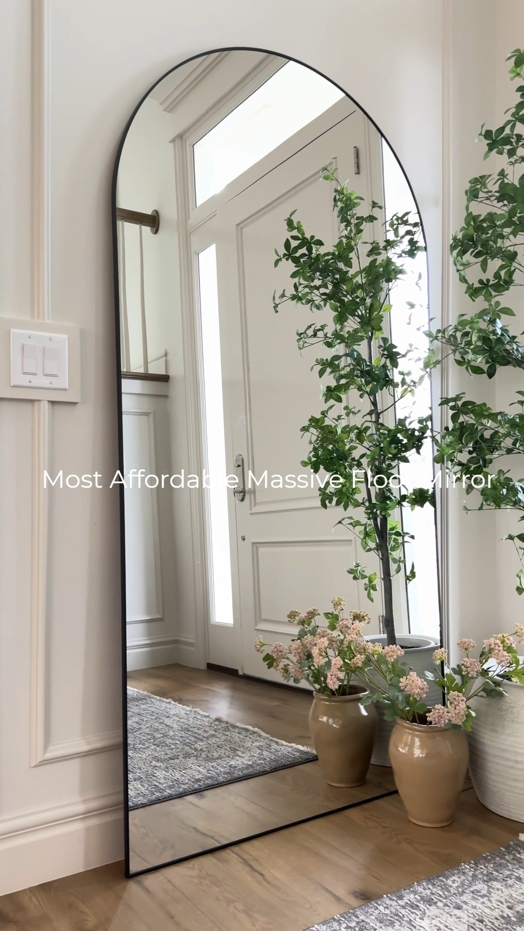 I love our massive arched floor mirror! You will not find a better price anywhere for a mirror that is 81” tall! Currently there is a $180 off coupon and 10% off at checkout, on top of the discounted price!

#floormirror #tallmirror #amazon

Floor mirror, tall mirror, arched mirror, entry mirror, indoor tree, faux tree, spring stems, vase, target, amazon, home decor, spring refresh 

#LTKSaleAlert #LTKWatchNow #LTKHome