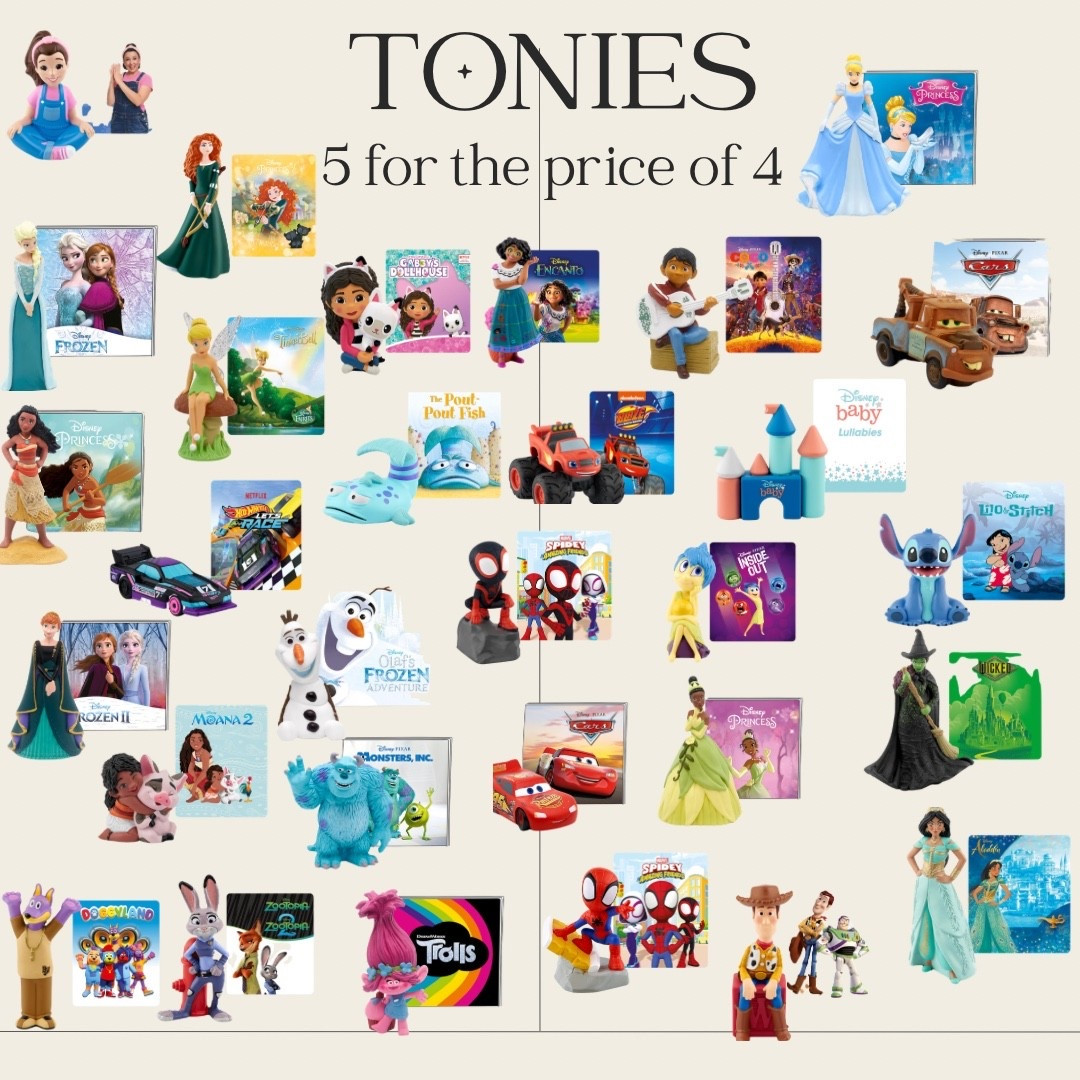 TONIES SALE!!! 
5 for the price of 4!! 

#LTKmomlife #LTKSaleAlert #LTKKids