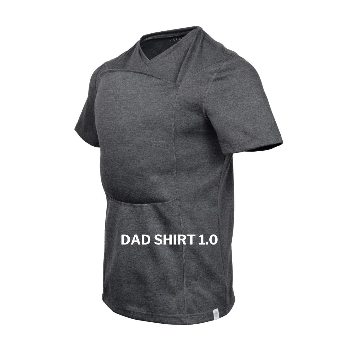 Dad Shirt 1.0 | Gray 2XL | Lalabu