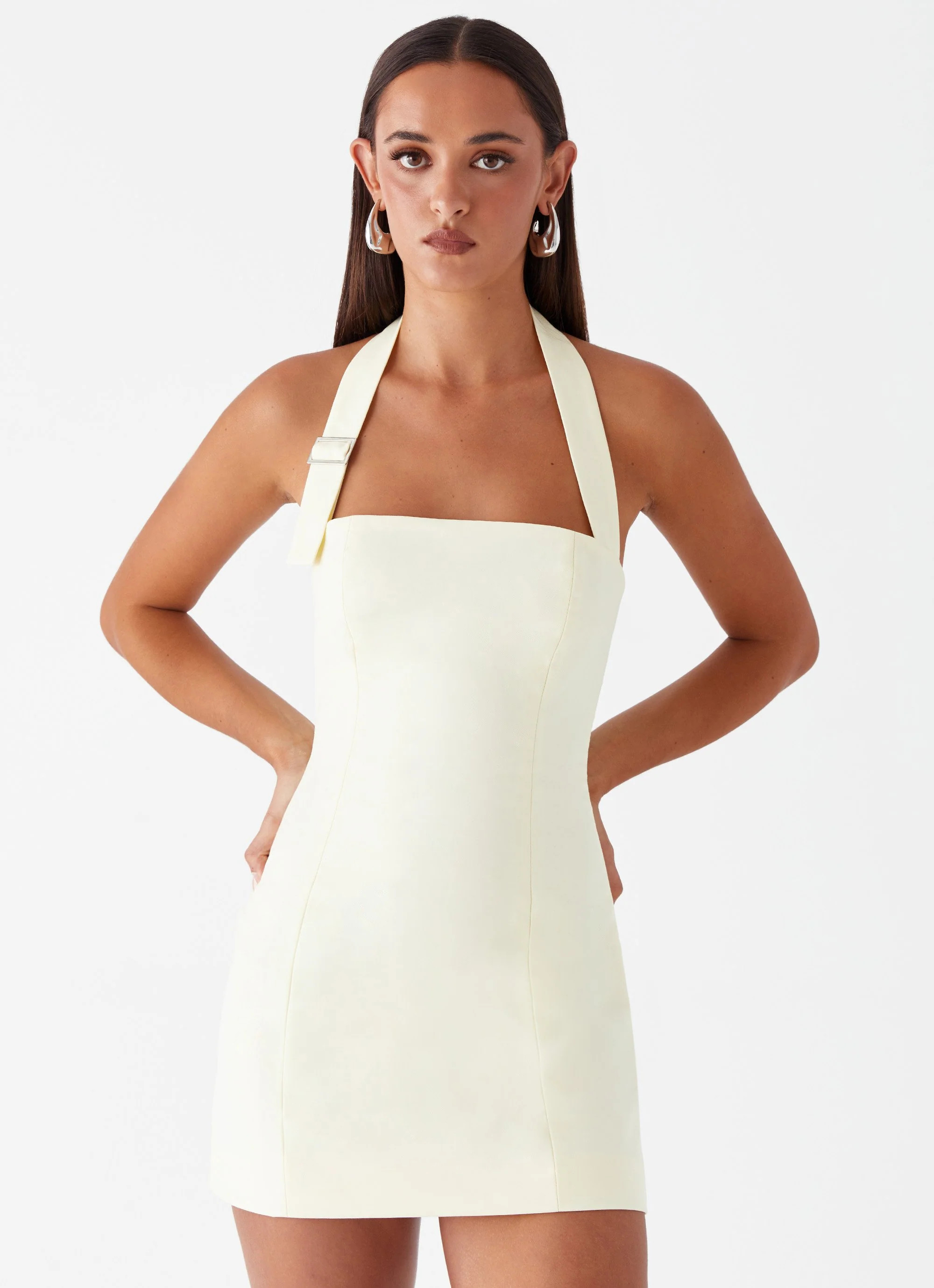 Bianca Halter Dress - Yellow | Peppermayo (Global)