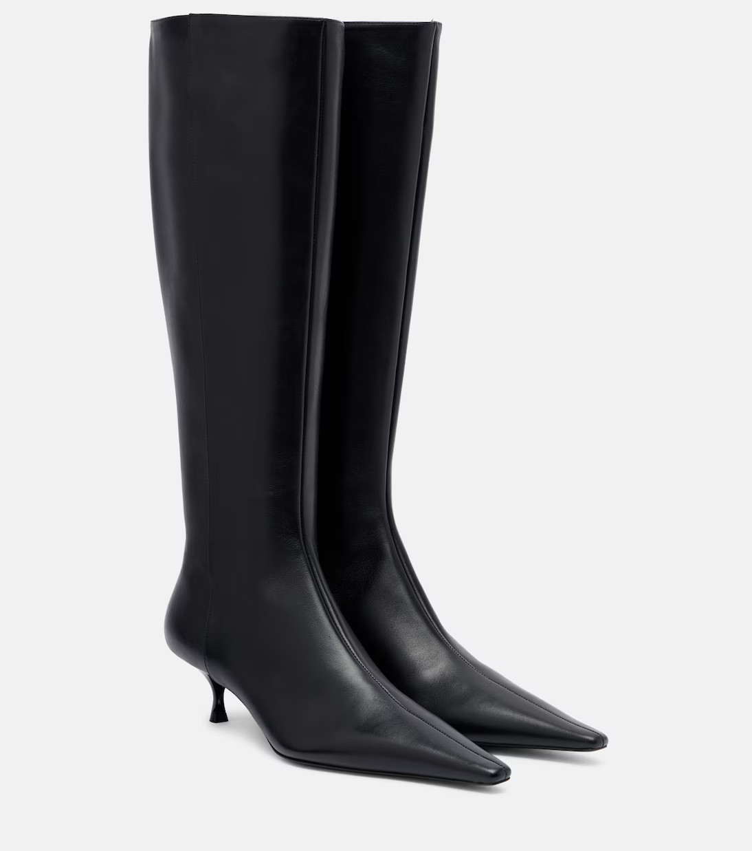 Pointy 45 leather knee-high boots | Mytheresa (US/CA)