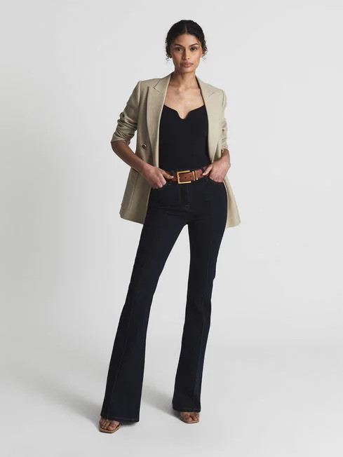 Sweetheart Neck Top | Reiss US