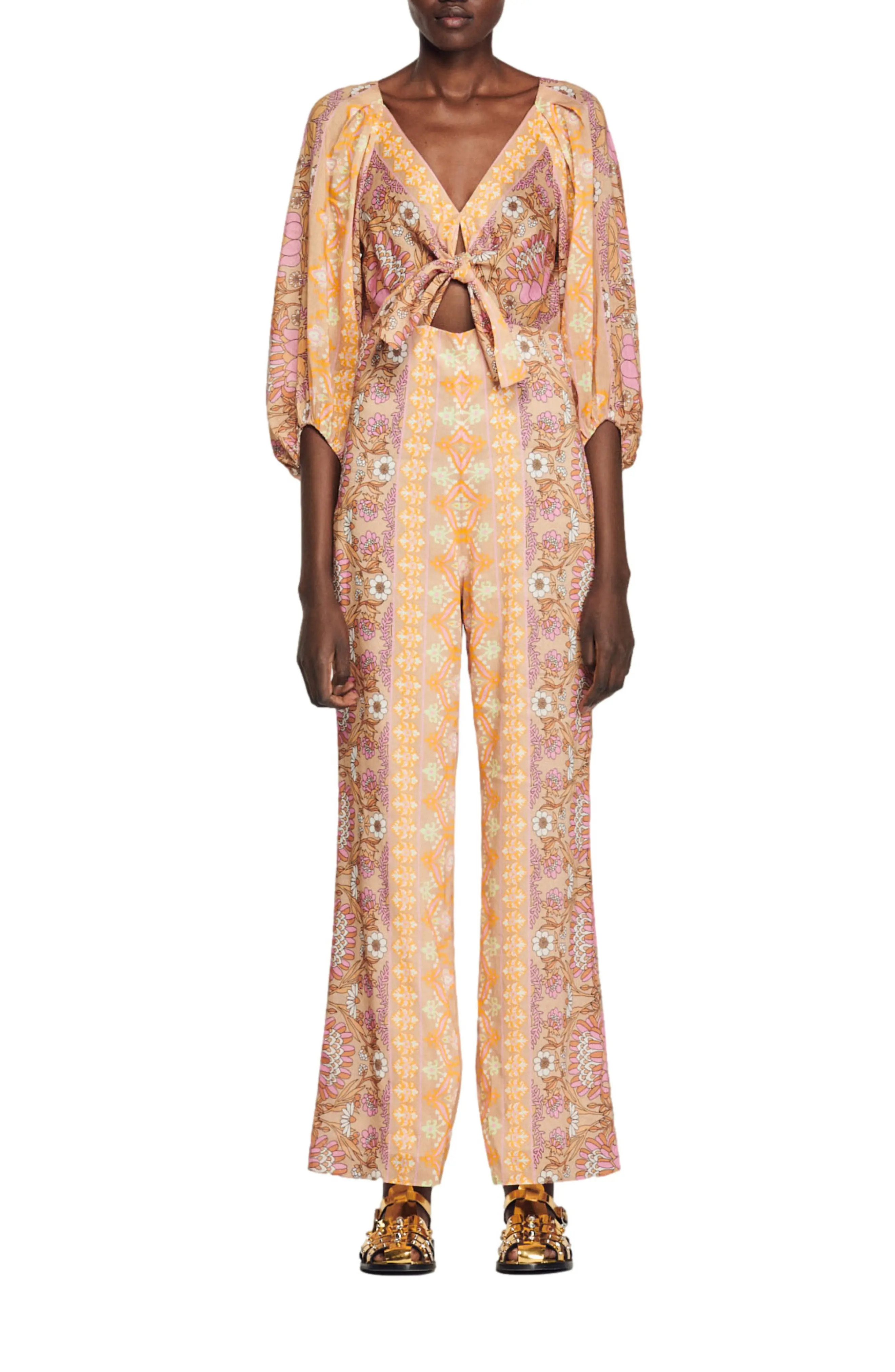 Dieppe Floral Linen Blend Jumpsuit (Women) | Nordstromrack | Nordstrom Rack