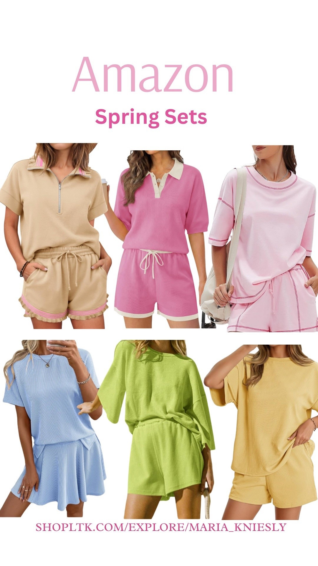 Spring reset, but make it effortless 💐 I’ve been loving these Amazon sets for everyday routine—simple, pretty, and actually practical.  

#LTKootd #LTKSeasonal #LTKmomlife