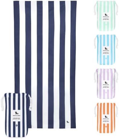 Dock & Bay Beach Towel - for Travel, Swimming, Camping, Holiday - Super Absorbent, Quick Dry, Sand F | Amazon (US)