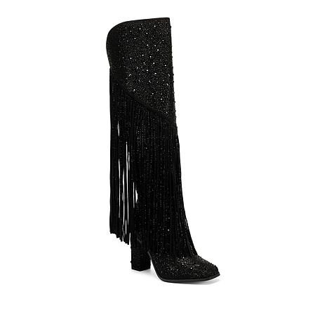 Jessica Simpson Asire Crystals Tall Boot | HSN