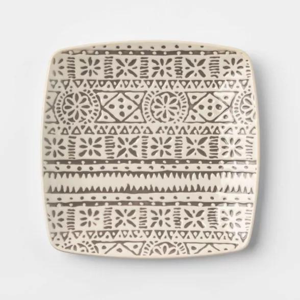 Stoneware Genesis Spoon Rest White/Gray - Threshold™ | Target