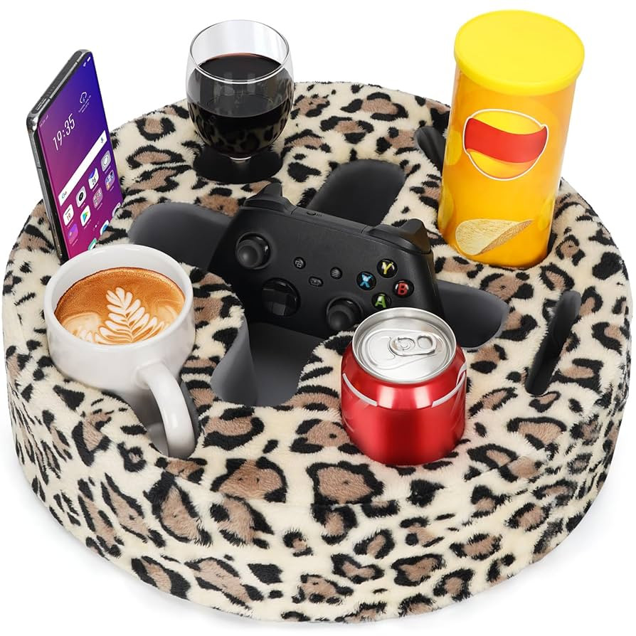 INNO STAGE Couch Cup Holder-Sofa Cup Holder Pillow | Couch Caddy Buddy | Drinks Cupholder Tray Or... | Amazon (US)
