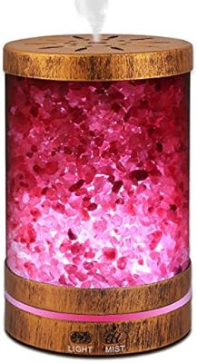 Sheoolor Essential Oil Diffuser Humidifier, 120ml Bronze Himalayan Salt Lamp Diffuser with 7 Colo... | Amazon (US)