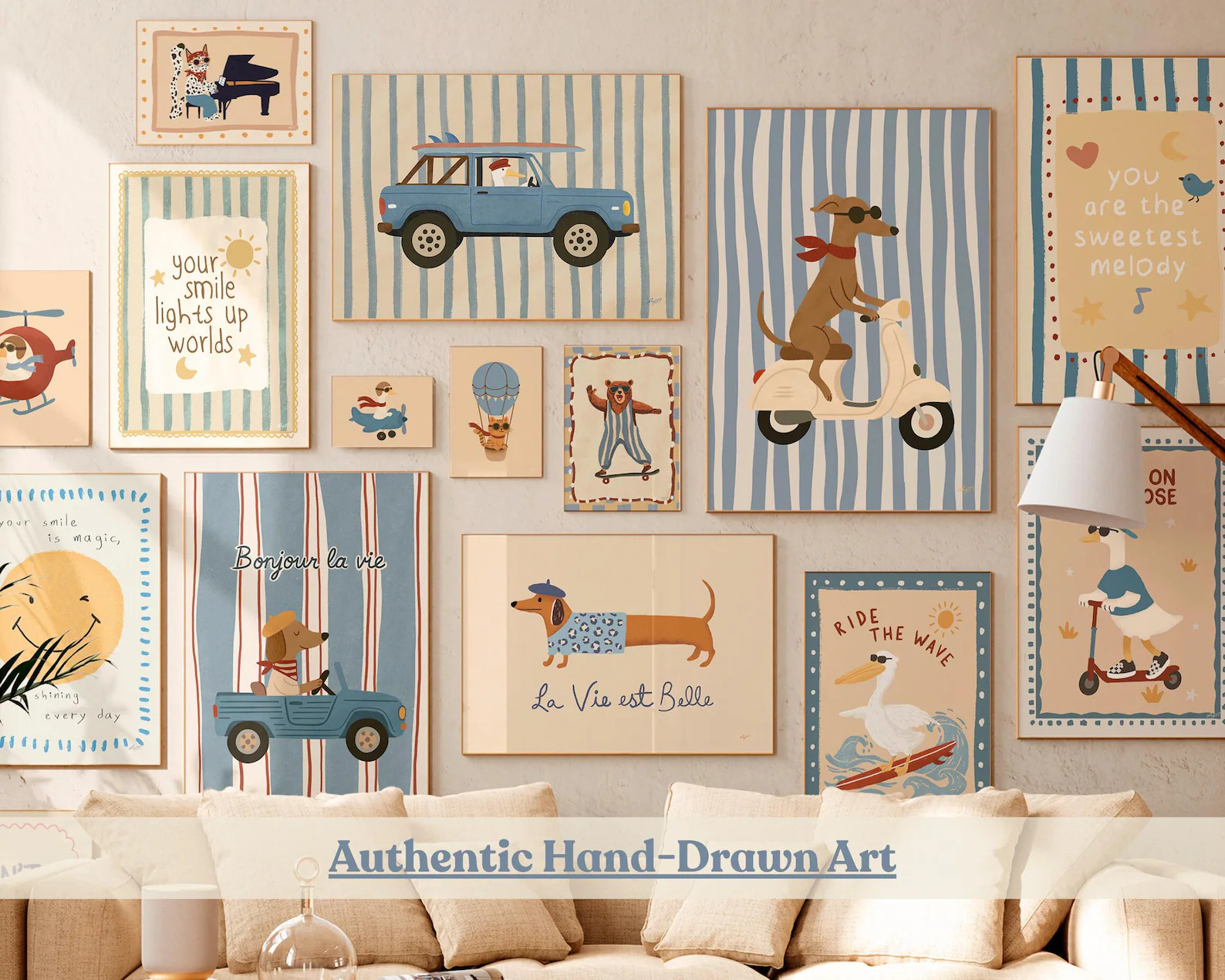 100 Nursery Posters Bundle Printable Wall Art Animal Kids Room Decor Montessori Playroom Prints B... | Etsy (Global)