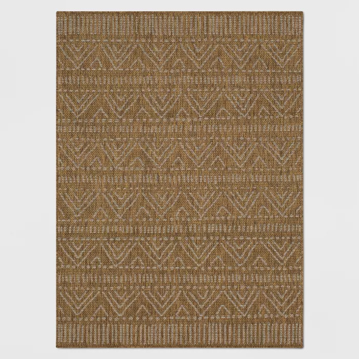 Marked Stripe Outdoor Rug Tan - Opalhouse™ | Target