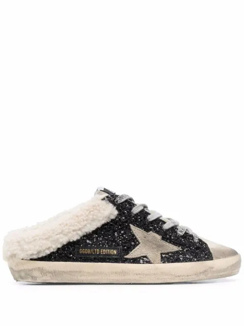 Super Star shearling-trim sneakers | Farfetch (US)