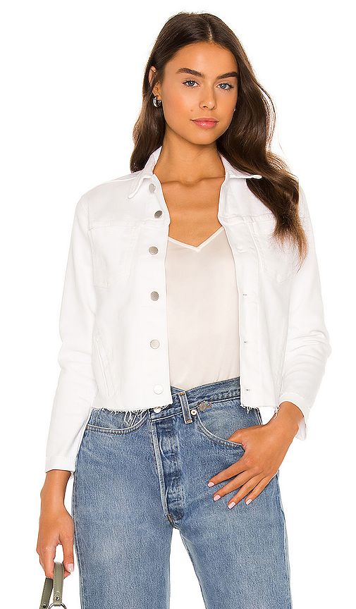 Janelle Slim Jacket in Blanc | Revolve Clothing (Global)