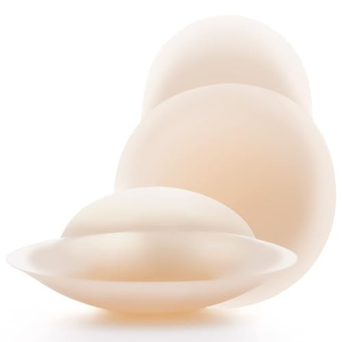 Nippies Nipple Covers for Women - Added Lift Adhesive Silicone Nipple Pasties - Reusable Sticky Breast Covers - Crème, 2 | Amazon (US)