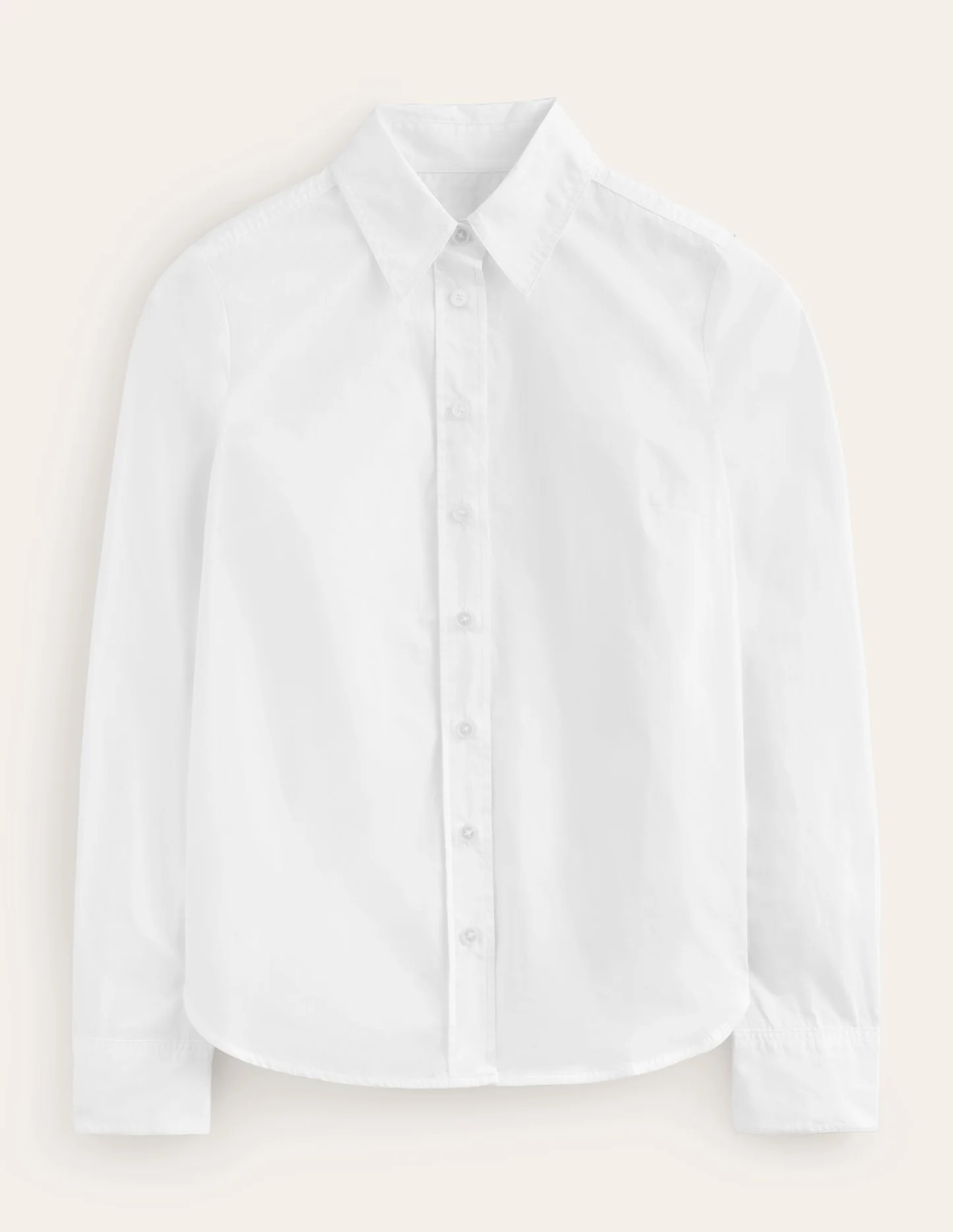 Sienna Cotton Shirt-White | Boden (US)
