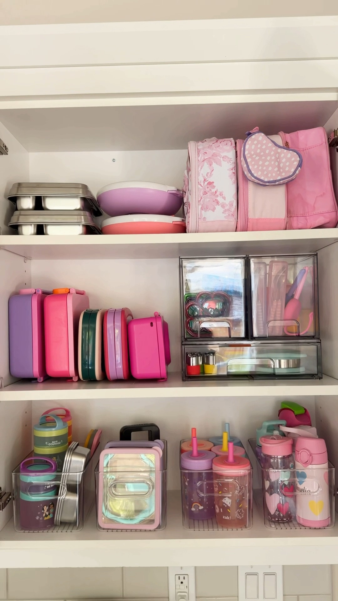 REORGANIZING MY KITCHEN: PART 1 🫶✨ Lunchbox Cabinet 🍱🥪🍓🍇🥨

I’m so excited to finally start this kitchen organization series because my cabinets have become a crazy mess 😅 I figured I’d start with our lunchbox cabinet since it felt the least overwhelming, and I already knew exactly which bins and organizers I needed.

It’s amazing what some clear, right/sized containers can do! What do you think of this transformation?!

Stackable storage drawers and bins, Bentgo lunch boxes, lunch bag, snack spinner, insulated water bottle, stainless steel snack containers, spoon set, sandwich cutter set, uncrustable sandwich maker, cherry pitter

#LTKhome #LTKkids #LTKsummer