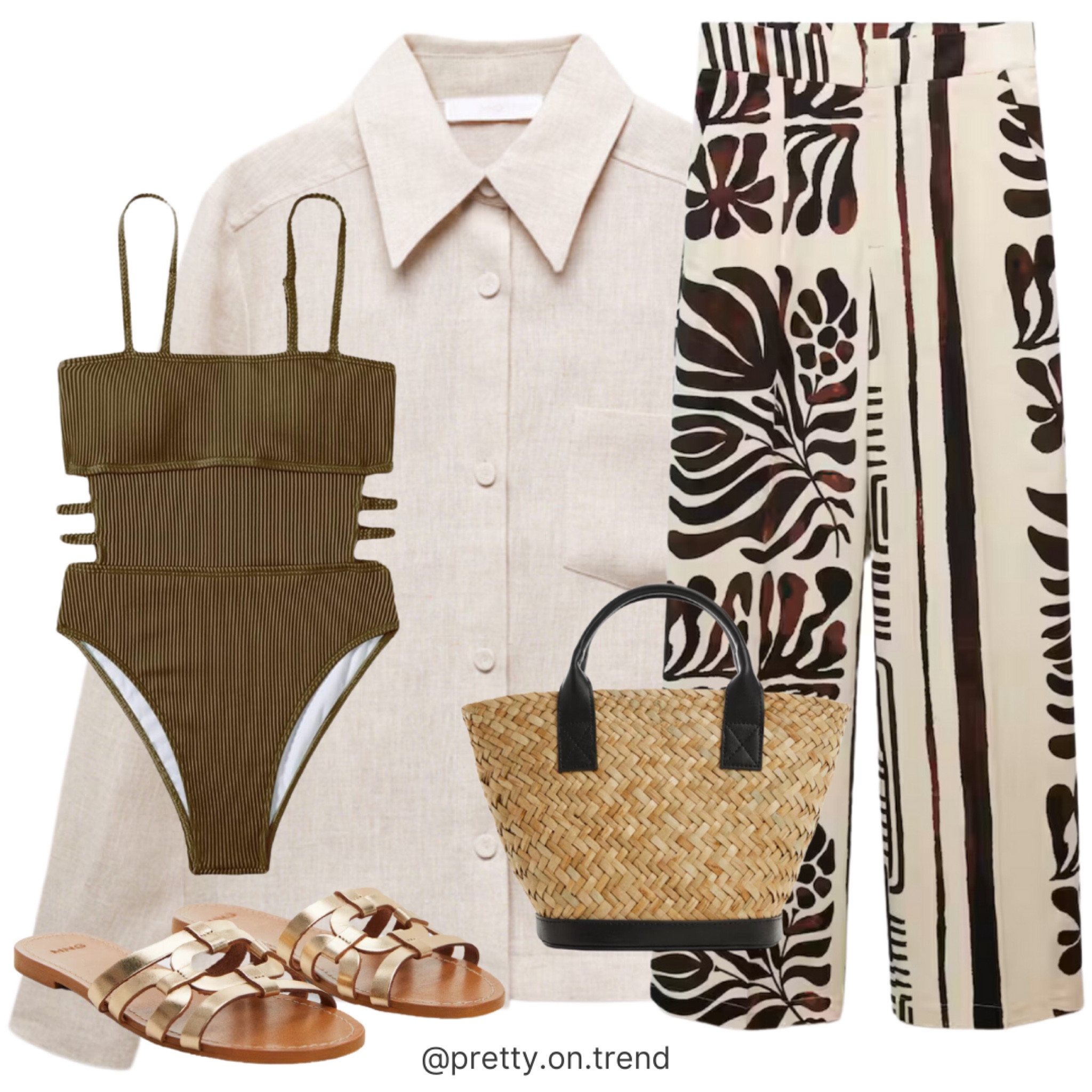 Printed pants
Resort wear
Vacation style 

#LTKswim #LTKtravel #LTKSeasonal