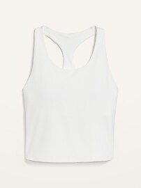 PowerSoft Cropped Shelf-Bra Tank Top for Women | Old Navy (US)