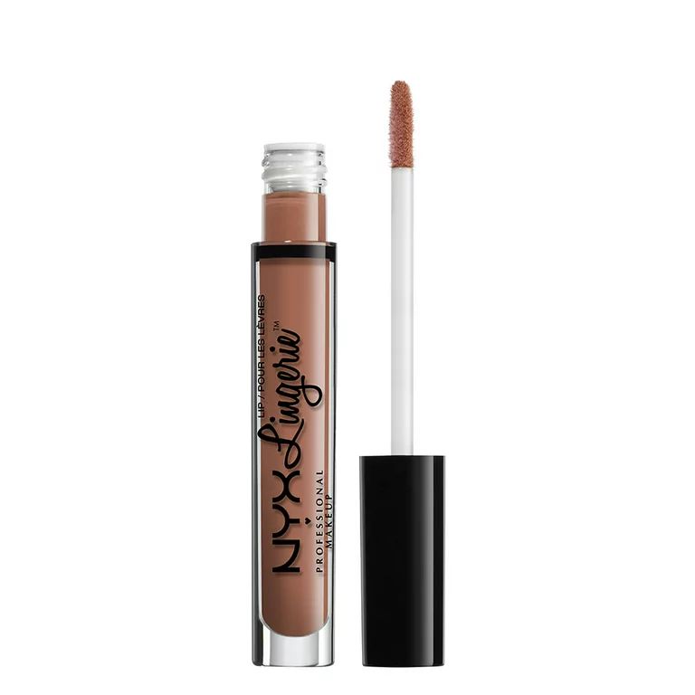 NYX Professional Makeup Lip Lingerie, Long-Lasting Matte Liquid Lipstick with Vitamin E, Baby Dol... | Walmart (US)