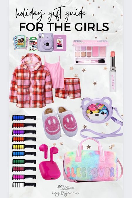 Girls holiday gift guide
Christmas gifts for girls and tweens 
Target pjs for tweens and hair chalk Amazon find 
Instax fujifilm
Camera bundle and duffel bag 

#LTKHoliday #LTKkids #LTKGiftGuide