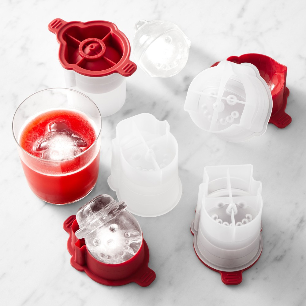 Williams Sonoma Snowman Ice Molds, Set of 4 | Williams-Sonoma