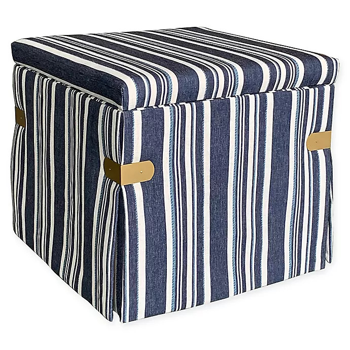 One Kings Lane Open House™ Squires Storage Ottoman in Vermillion | Bed Bath & Beyond | Bed Bath & Beyond