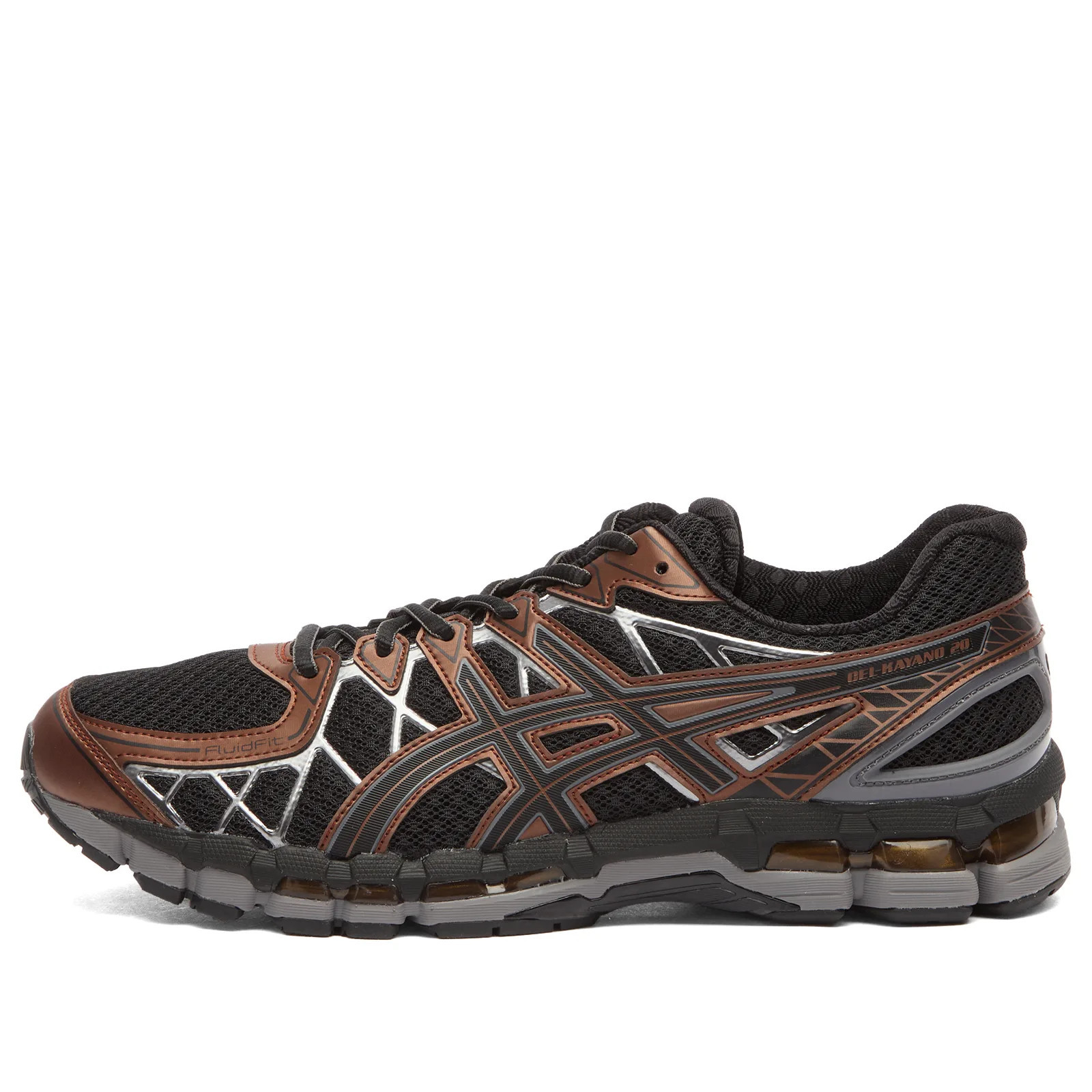 Asics GEL-Kayano 20 Sneaker Black/Reddish Brown | END. Clothing