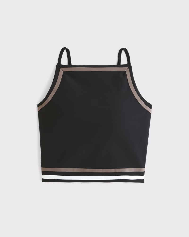 Abercrombie & Fitch Women's YPB sculptLUX Apron Tank in Black - Size XXS | Abercrombie & Fitch (US)