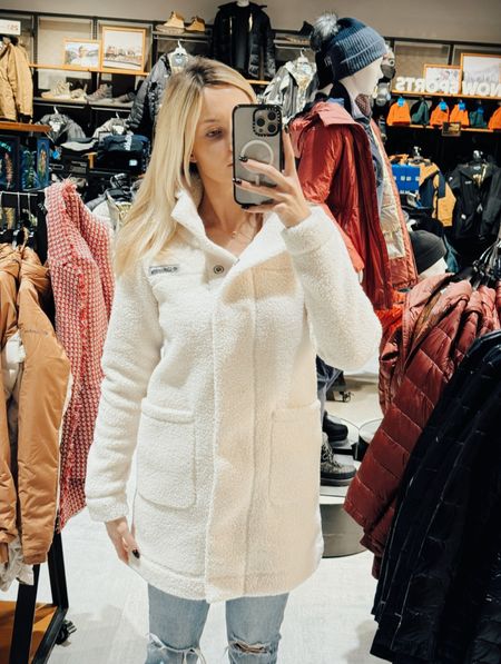 Columbia sale - my panorama jacket is currently highly discounted together with other pieces - only $35 with code SAVEINJUNE 

Wearing it in size XS, I recommend to size down ! 

urban edge • fleece jacket • white jacket • Sherpa jacket • cute jacket 

#LTKFindsUnder50 #LTKStyleTip #LTKSaleAlert