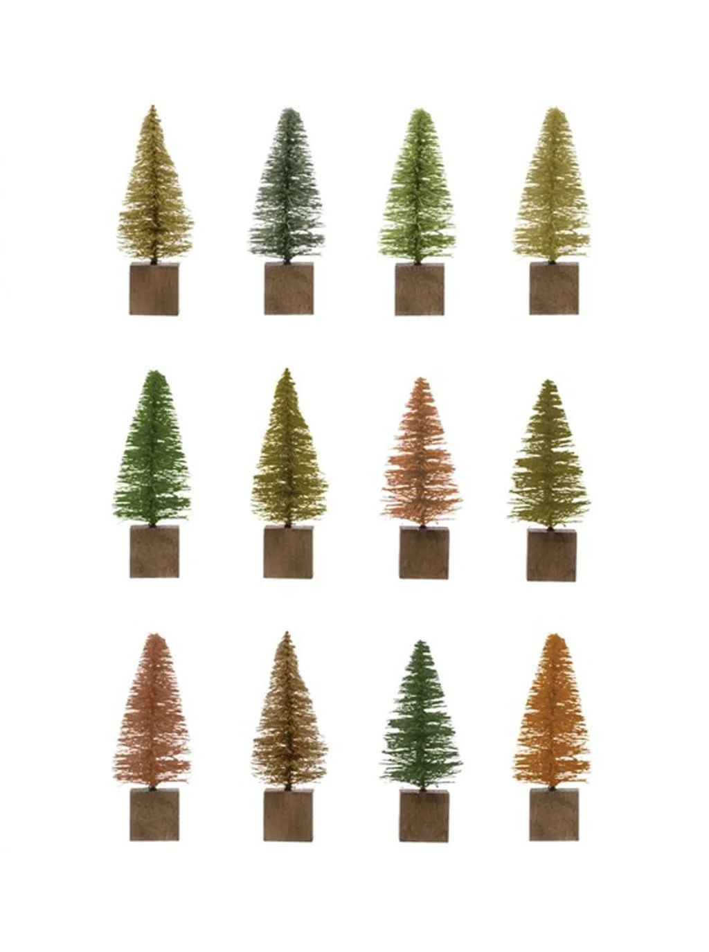 Bottle Brush Trees, Set of 12 | House of Jade Home