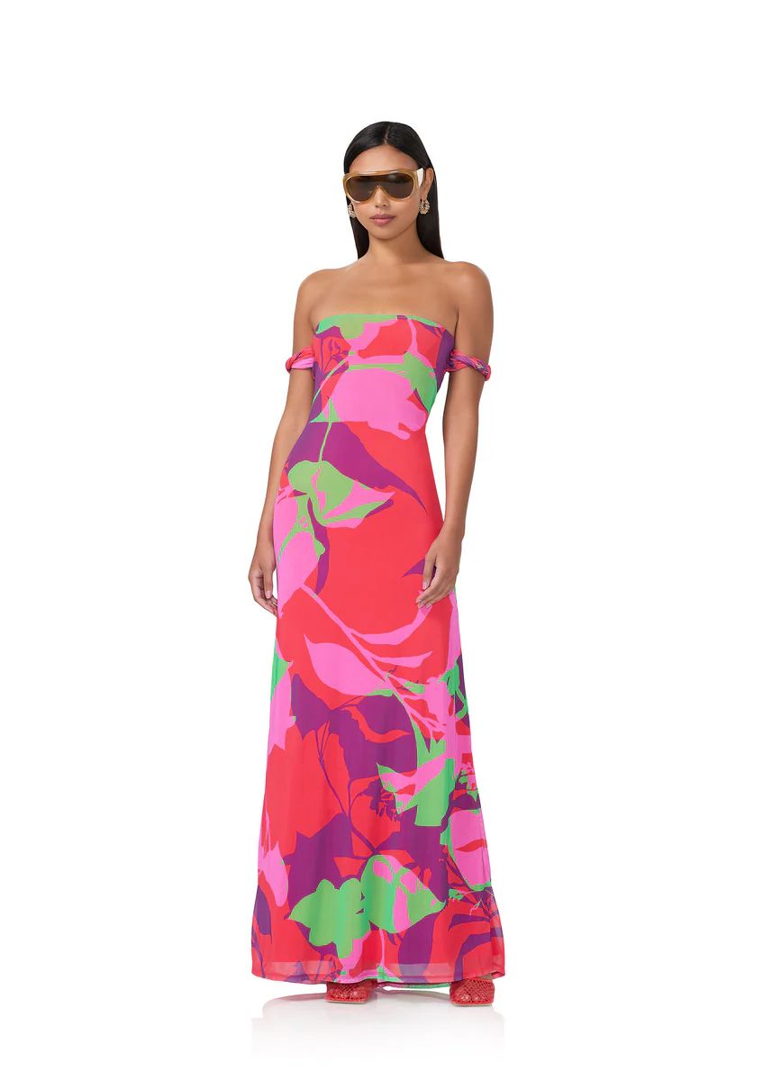 Barot Maxi Dress - Graphic Floral | ShopAFRM