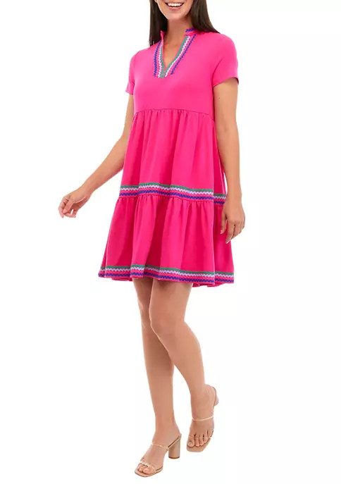 Women's Short Sleeve Tiered Dress | Belk